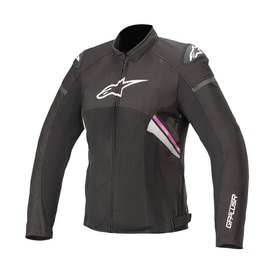 Alpinestars Stella T-GP Plus V3 Air Giacca tessile da donna (Black/White/Pink S)