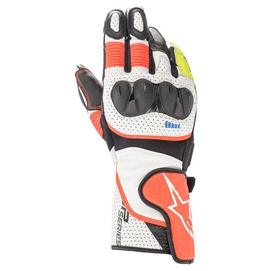 Alpinestars SP-2 V3 Guanti da moto (White/Red/Black M)