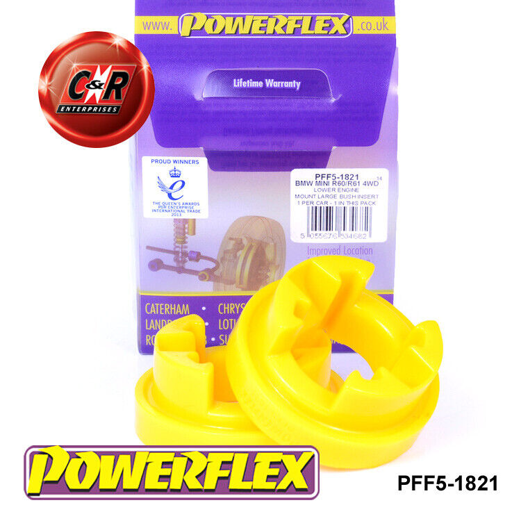 Powerflex Basso Motore Mnt Boccola Grande Inserto Per Mini Paceman R61 4WD 13-16