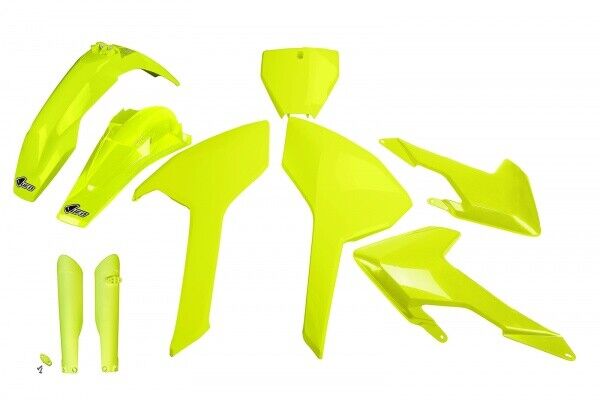 kit plastiche FULL Husqvarna TC FC 125 250 300 350 450 2016 - 2018 Giallo Fluo