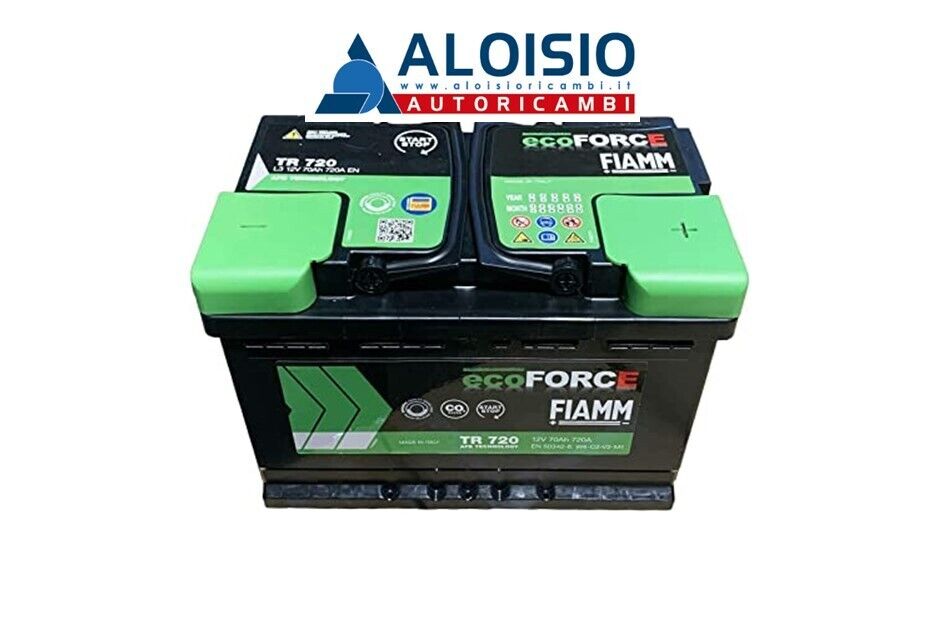 TR760 BATTERIA FIAMM AFB 70AH 760A - Start&Stop **Spedizione Inclusa!!**
