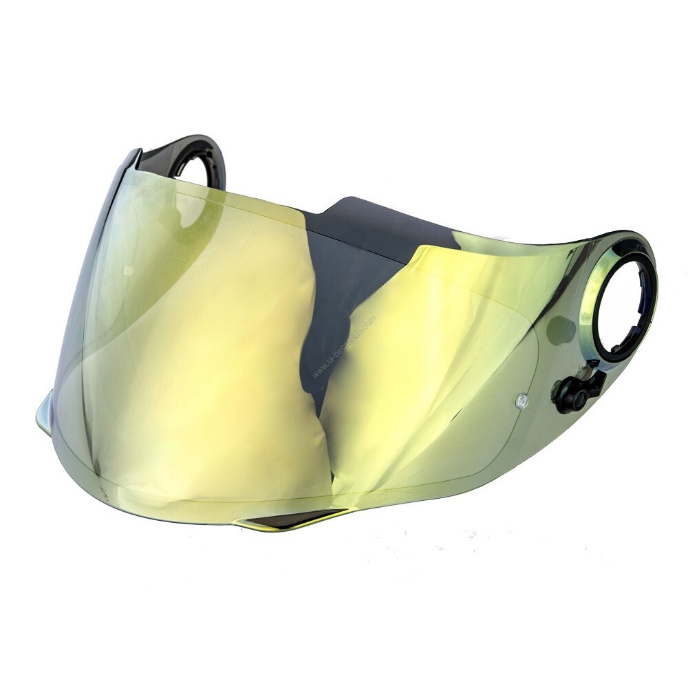 VISIERA VISOR ECRAN CASCO SCORPION EXO-490 500 1000 GOLD MIRROR SPECCHIO KDF11M