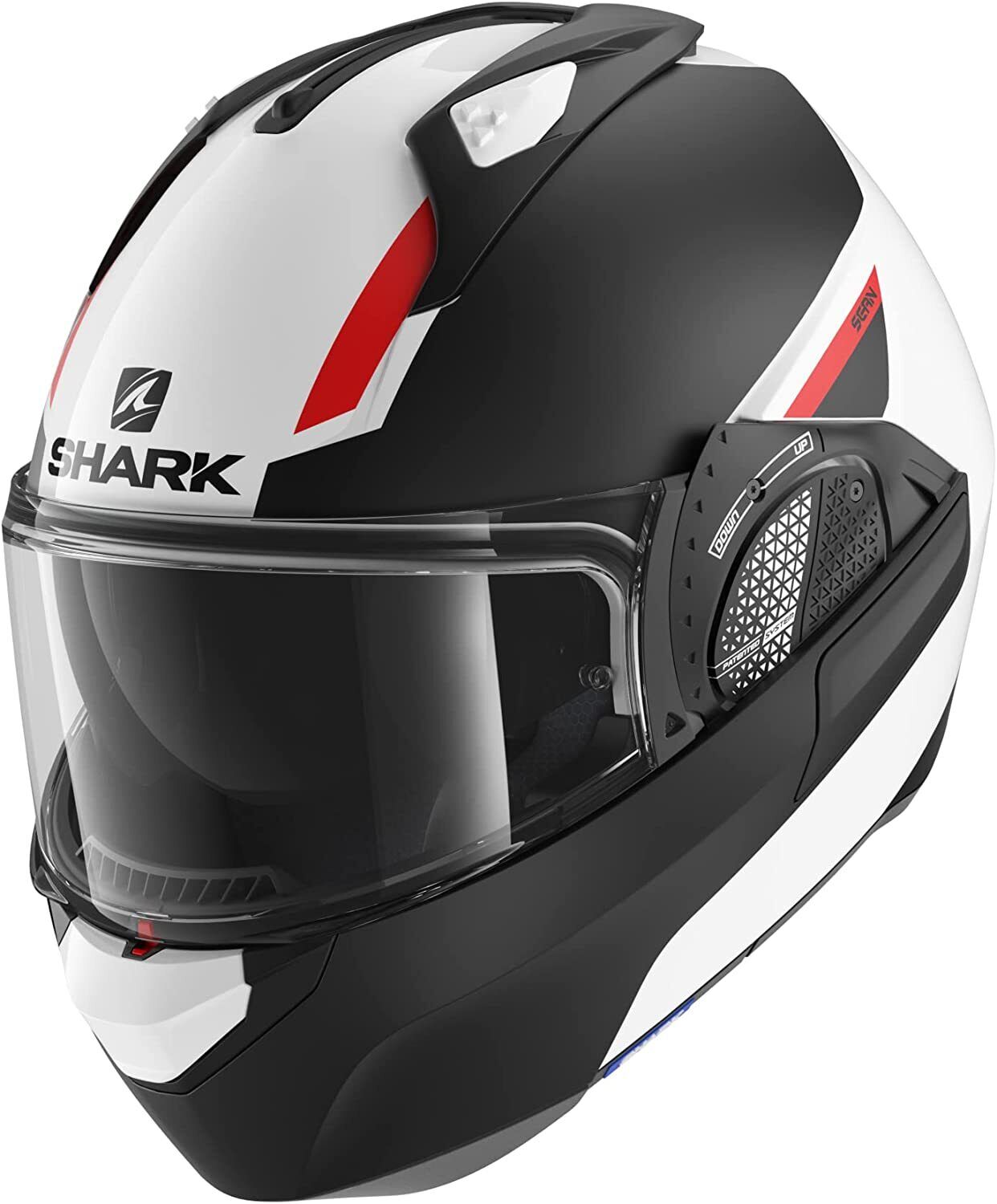 CASCO MODULARE SHARK EVO GT SEAN - WKR WHITE BLACK RED TAGLIA S