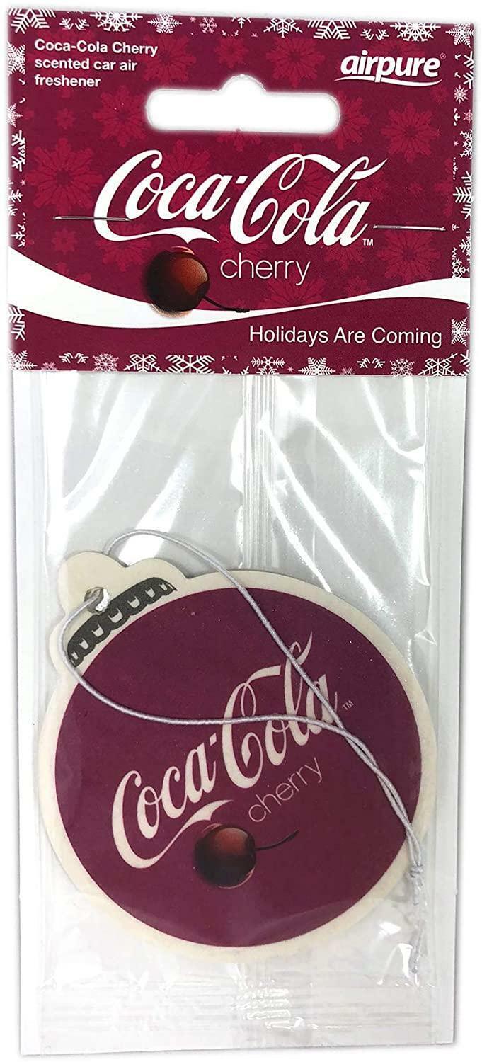 Cocacola Natale Pallina Deodorante per Auto - Cherry Coke Da Airpure
