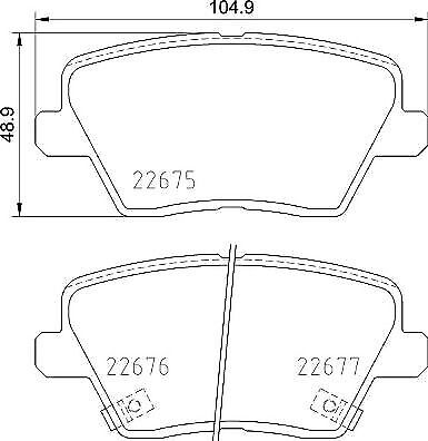 BREMBO P 30 109 Kit pastiglie freno per KIA CEED (CD), CEED Combi Van (CD), CEED