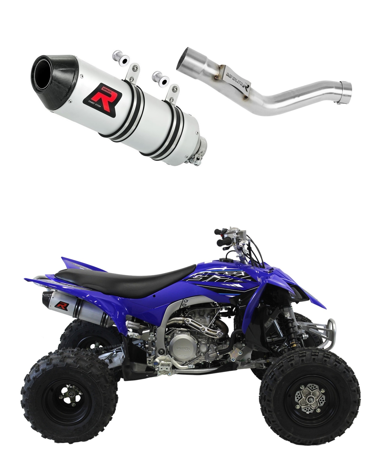 YFZ 450 R 2014 - 2022 Terminale di Scarico Marmitta Silenziatore MX2 DOMINATOR