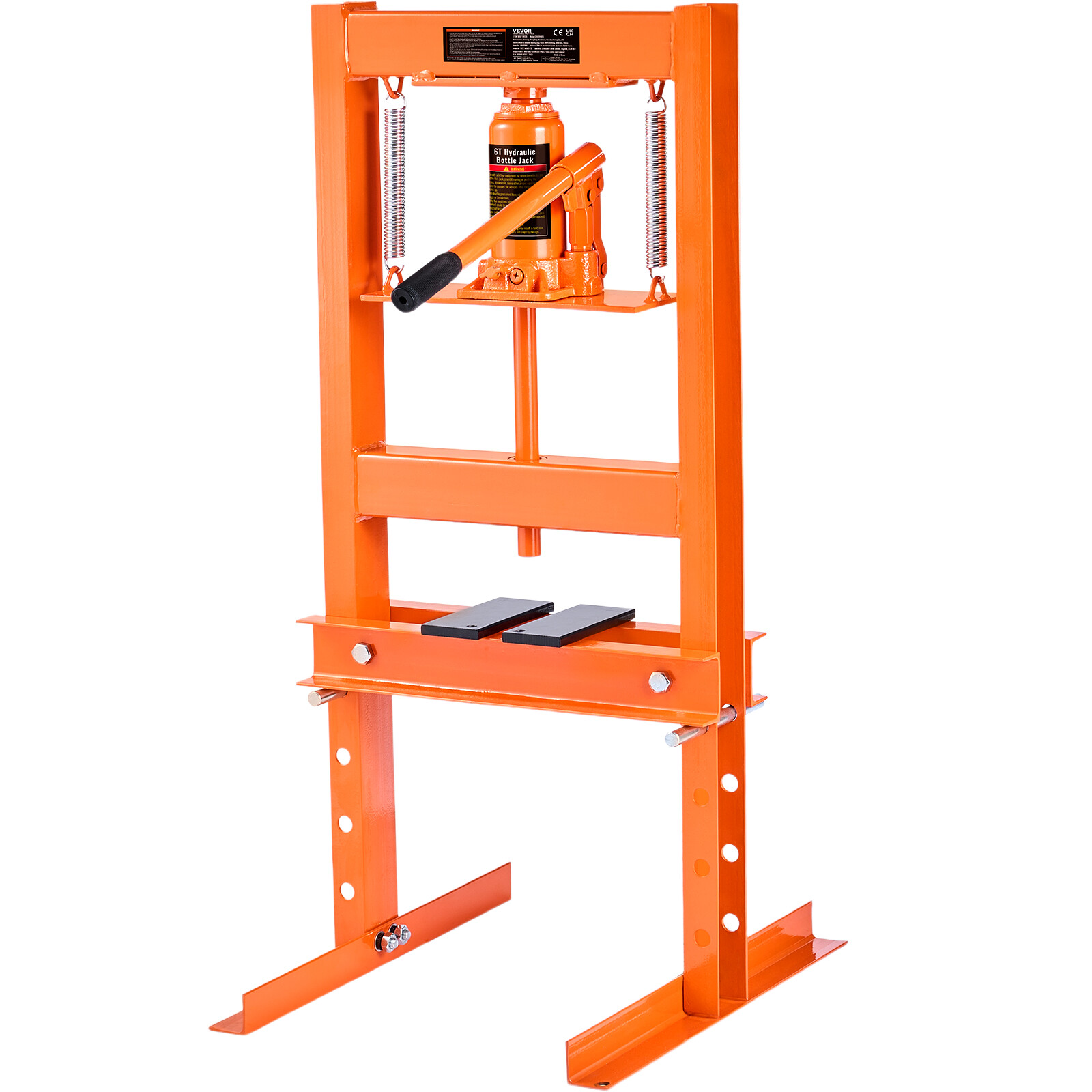 VEVOR Pressa Idraulica Manuale da Officina Forza di Pressatura 6T per Cuscinetti