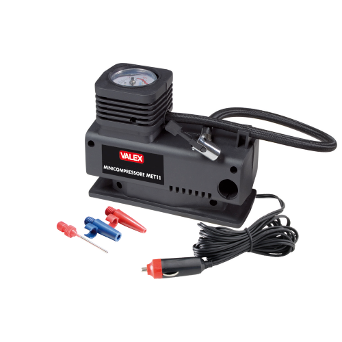 Valex MINI COMPRESSORE MET11 12v AUTO CAMPER MOTO BICI