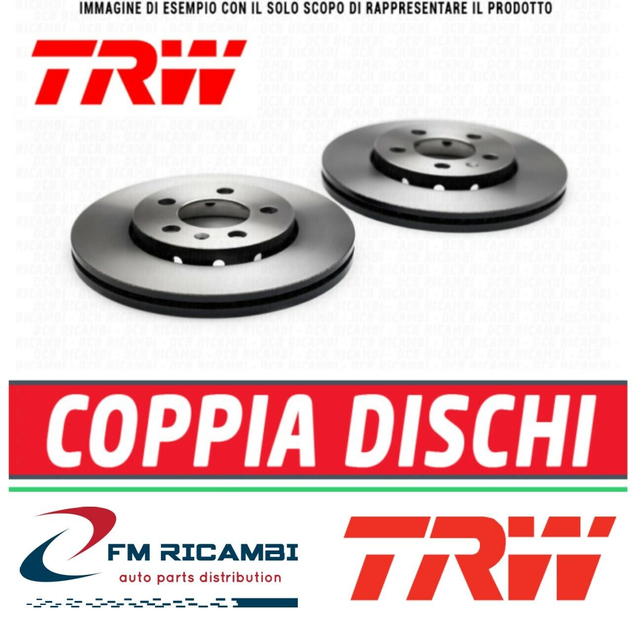 DF6691 TRW DISCHI FRENO POSTERIORI (Coppia) TOYOTA LEXUS GS250 12>