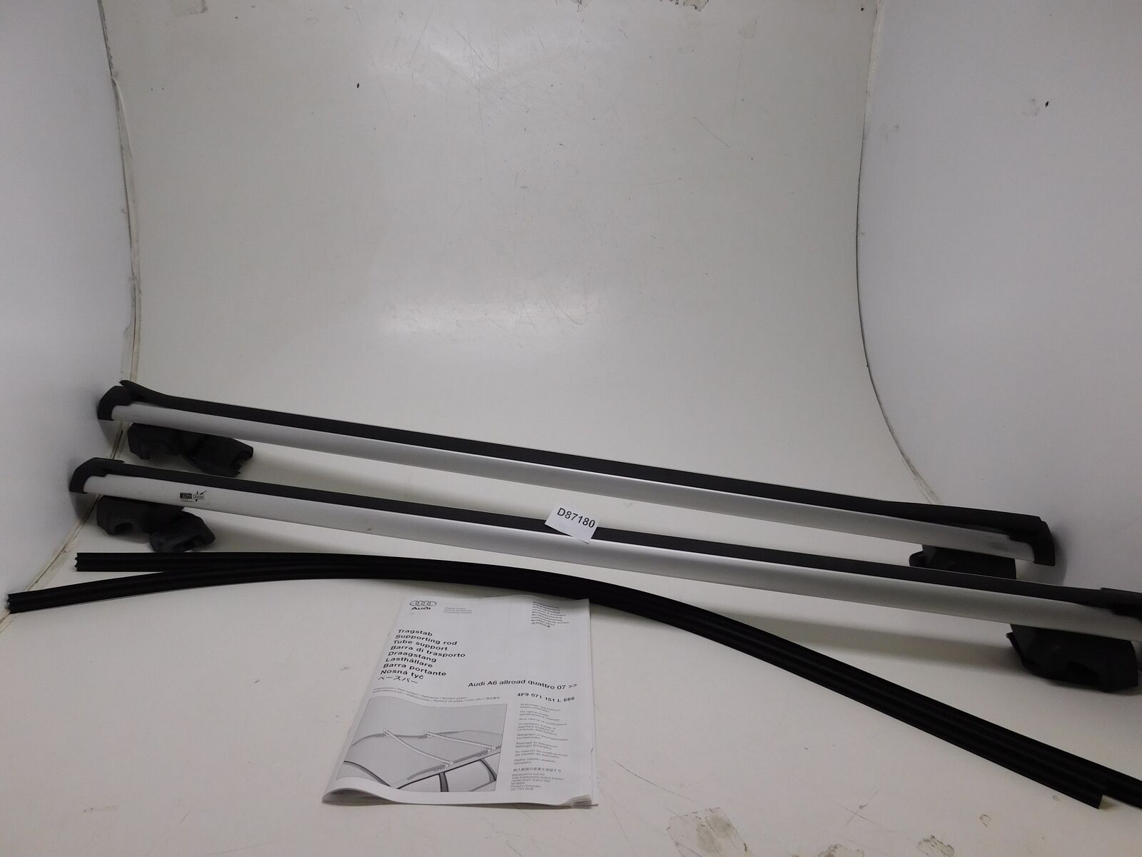 BARRE PORTATUTTO PORTAPACCHI ROOF BARS ORIGINALE AUDI A6 05 2011 4F9071151L 666
