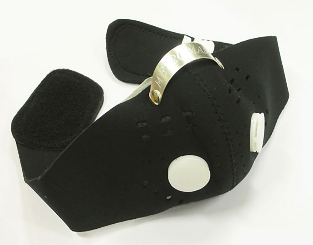 Mascherina antismog anatomica con filtro e chiusura velcro XPLORER