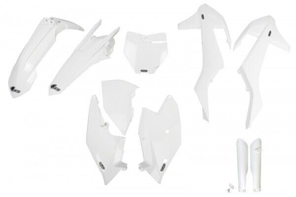 kit plastiche carene FULL Ktm SX Sxf 125 150 350 450 2016 - 2018 Ufo bianco