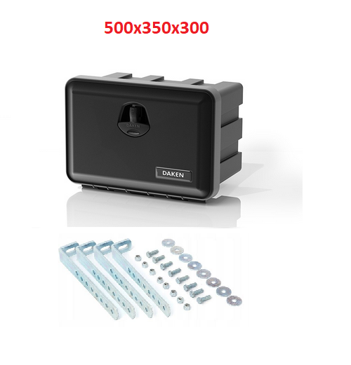 DAKEN Just 500R SCATOLA ATTREZZI 30L + STAFFE DI MONTAGGIO / Scatola