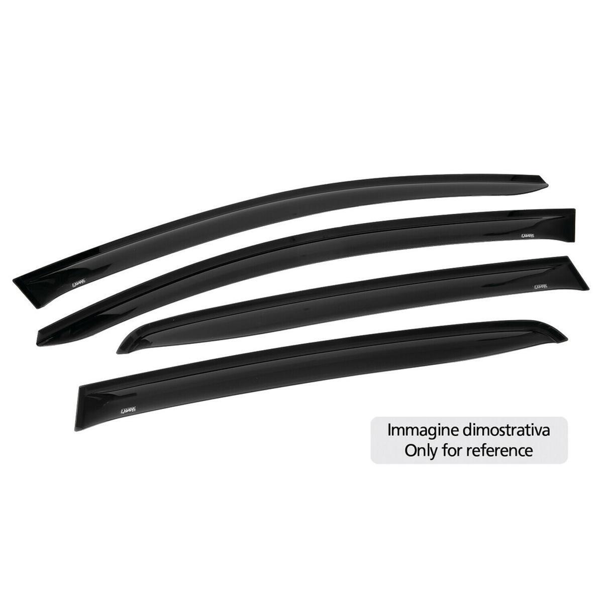 AirPlus deflettori aria adesivi ant+post per Opel Corsa D 5p 09/06>11/14