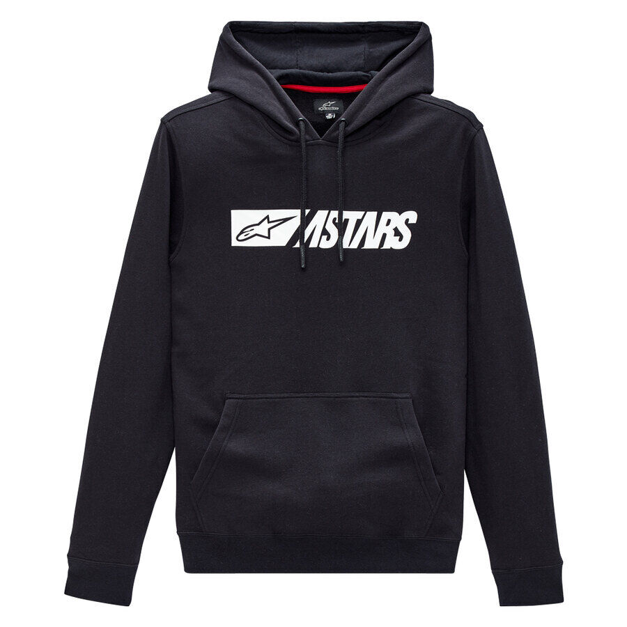 Alpinestars, Reblaze Hoodie, Felpa con Cappuccio, Nero Bianco, M, Uomo