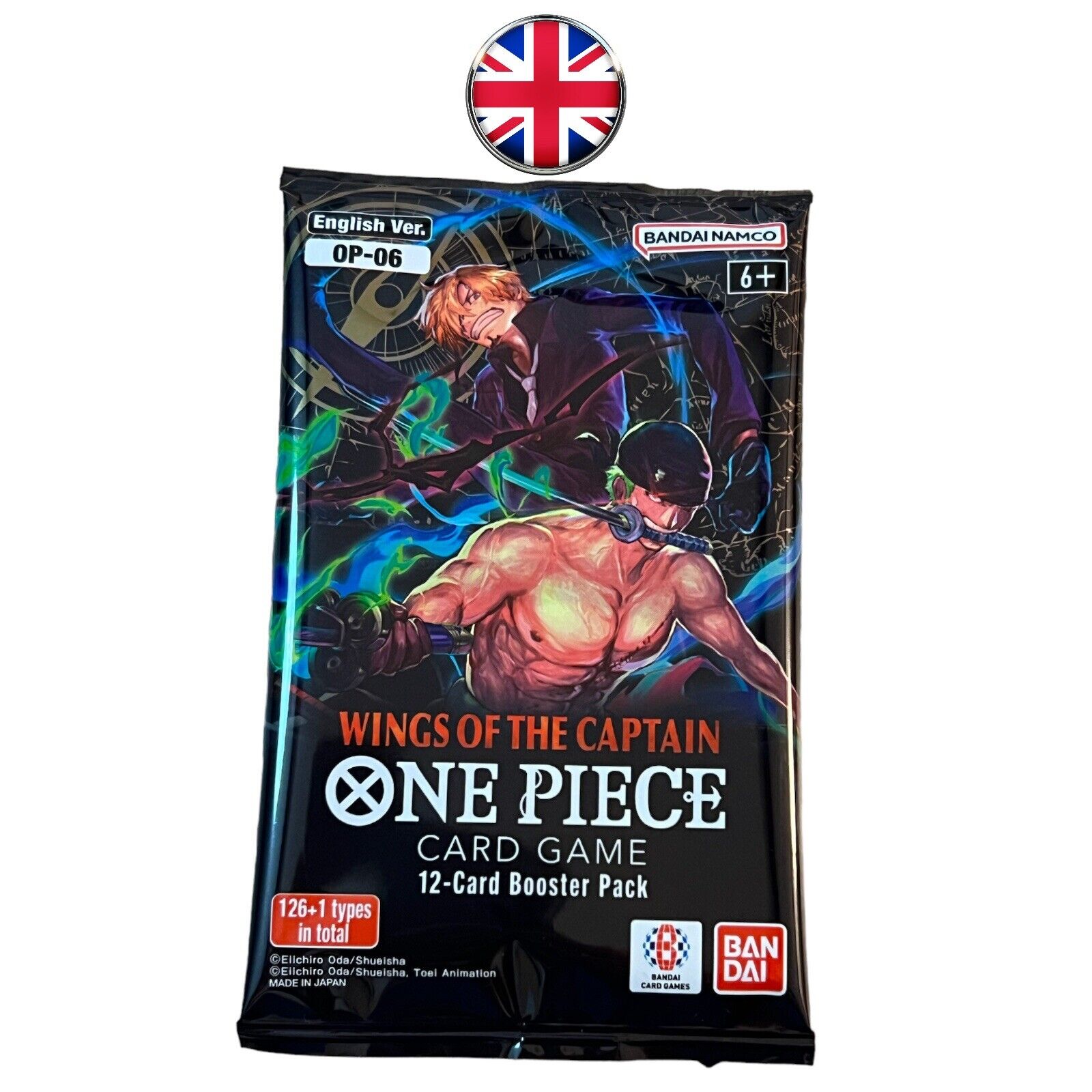 one piece Card Game Pack Op06 Bustina Op-06 Pacchetto Wings Of The Captain ENG