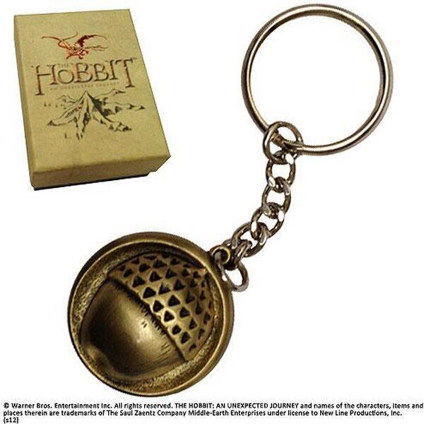 Hobbit Bilbo Button Keychain - Portachiavi NOBLE COLLECTIONS