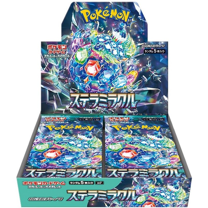 Pokemon Gioco di Carte Scarlet & Violetto Booster Confezione Stellar Miracle sv7