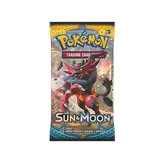 Pokemon Sun and Moon busta 10 carte Artwork RANDOM (EN)