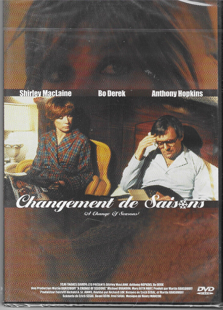 Cambio Stagioni - DVD Nuova - Shirley Maclaine - Anthony Hopkins - Bo Derek