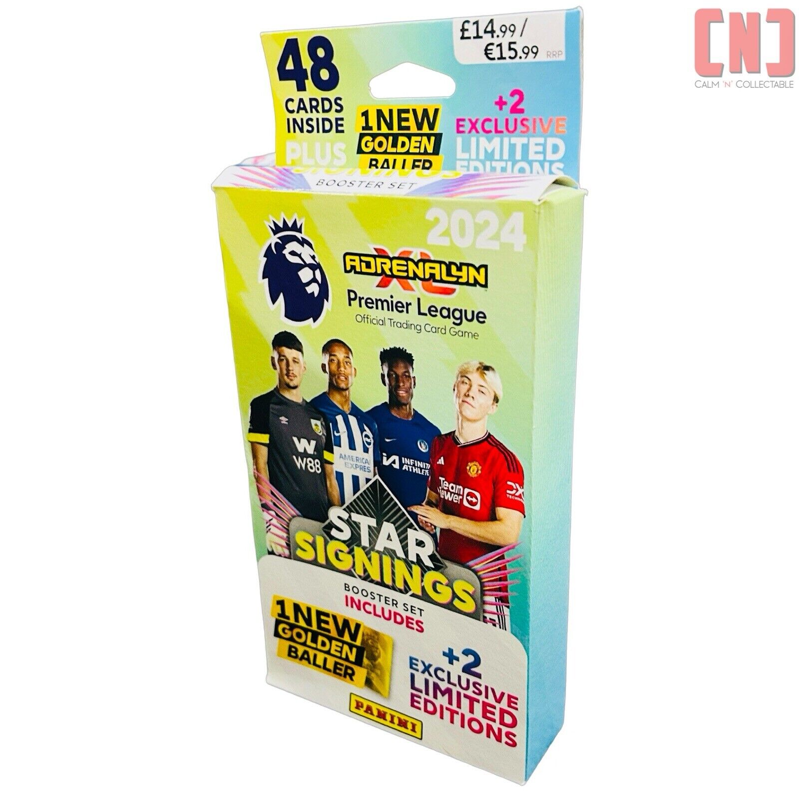 Panini Adrenalyn XL Premier League 2024 Trading Carte Stella Ingaggi Booster Set