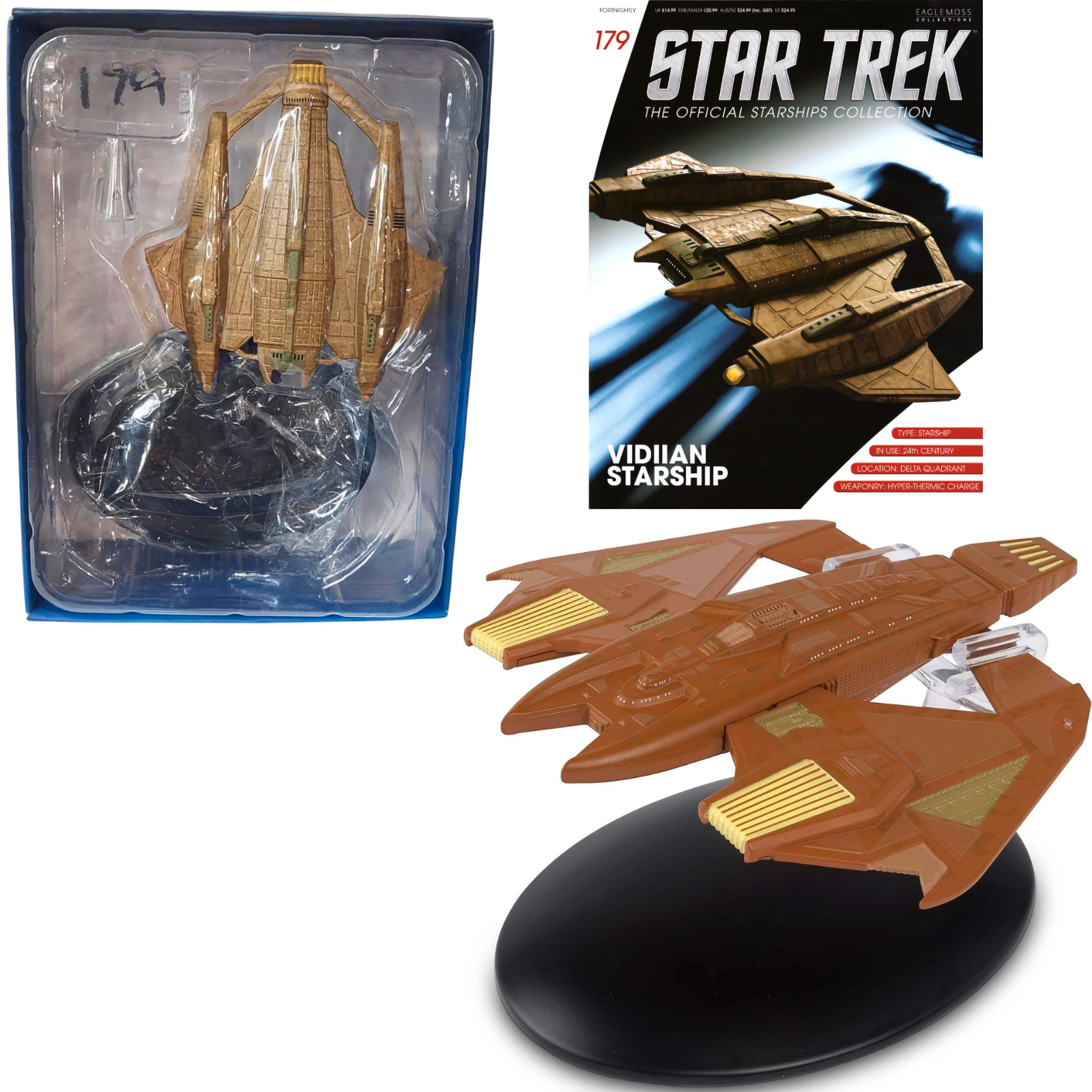 Star Trek Official Starships Collezione 179 Vidiian Starship Eaglemoss Navi