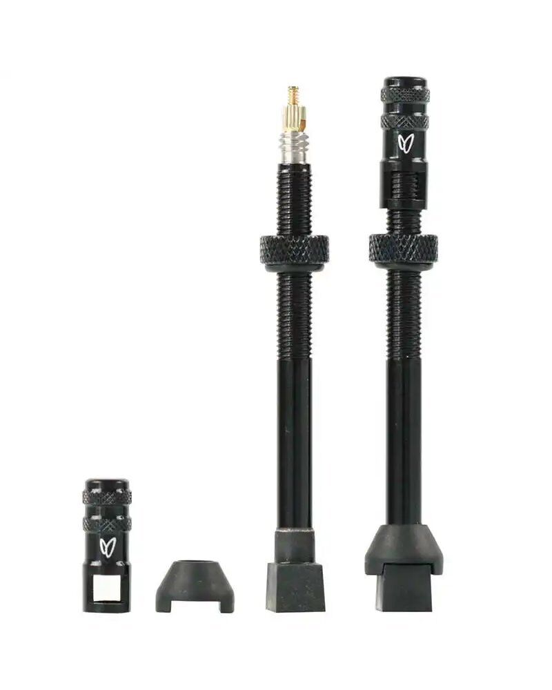 Effetto Mariposa Caffélatex Tubeless Valve 70mm Black Coppia Valvole Tubeless