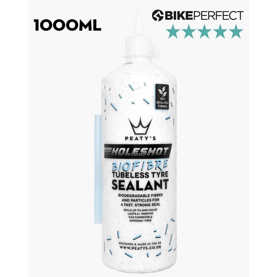 liquido sigillante tubeless tyre sealant holeshot biofibre 1l PY-TS-HBF-1L Peaty