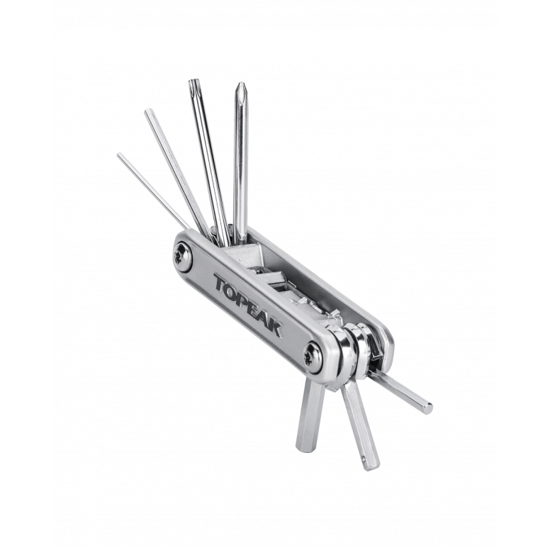 TOPEAK TP Folding X Tool 11 Funktionen Argento