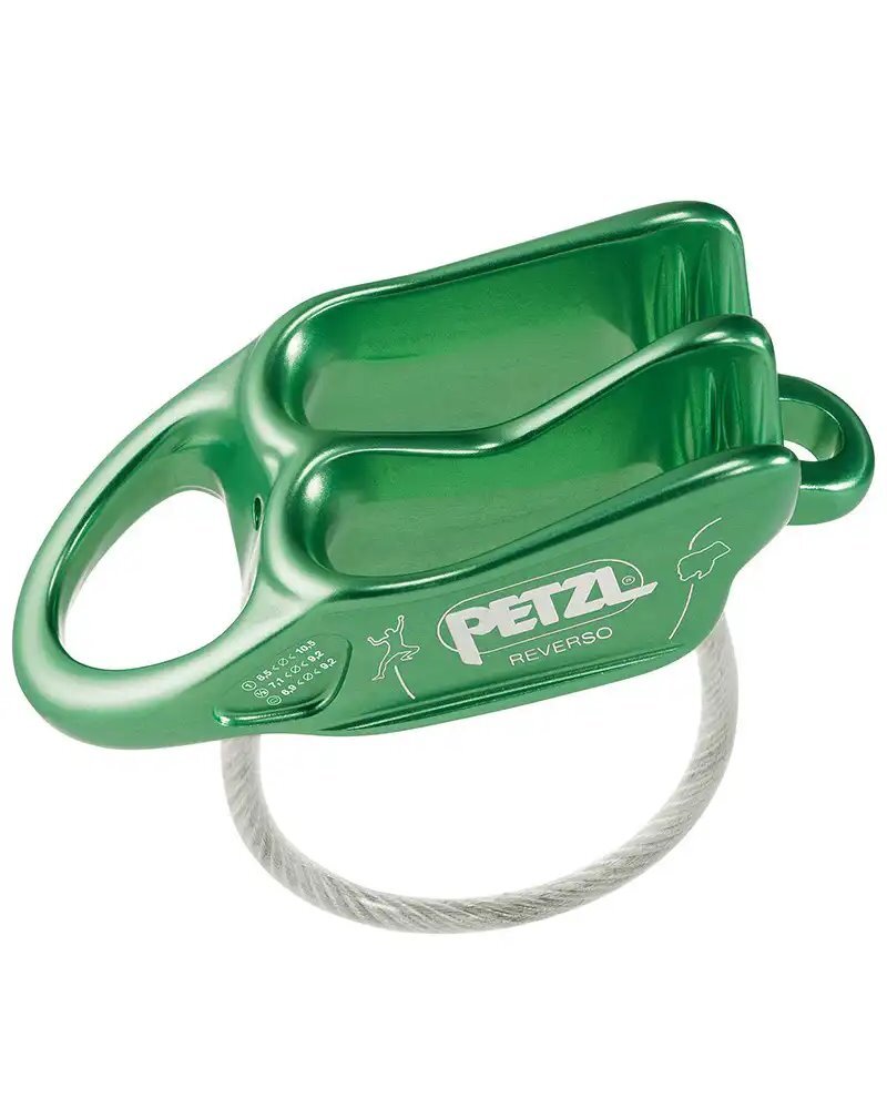 Petzl Reverso Assicuratore/Discensore, Verde