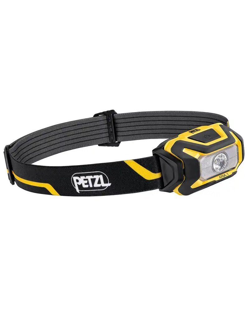 Petzl Aria 1 Lampada Frontale 350 Lumen, Giallo/Nero
