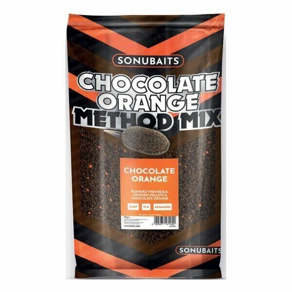PASTURA SONUBAITS CHOCOLATE ORANGE METHOD MIX GROUND BAIT (2KG)