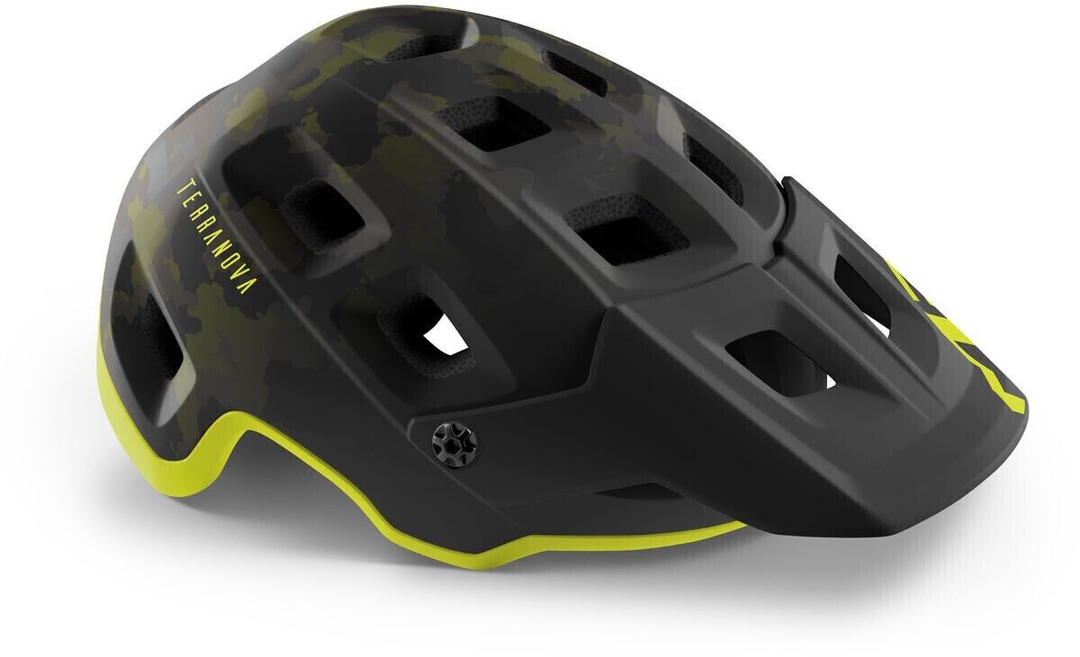 CASCO MET TERRANOVA Mtb Nuovo colore Camo Lime Green/Matt tg 56/58 (L)