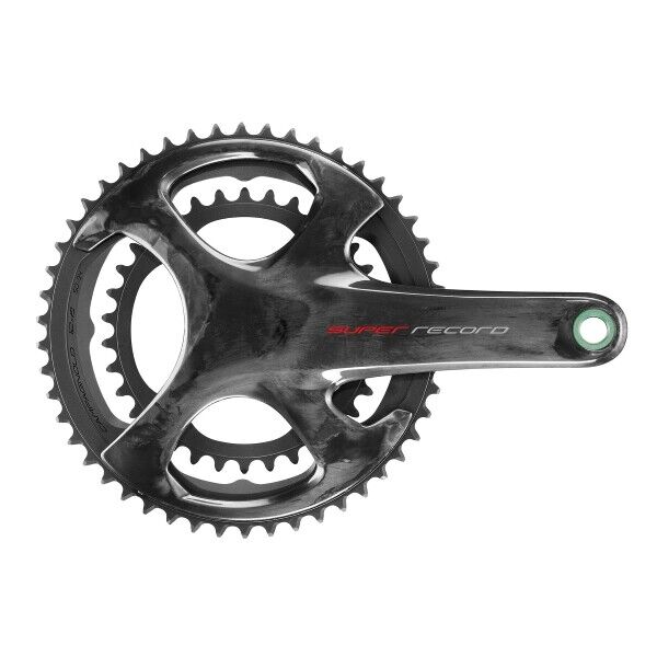 guarnitura super record carbon ultra-torque ti 2x12v 50x34d nero CAMPAGNOLO bici