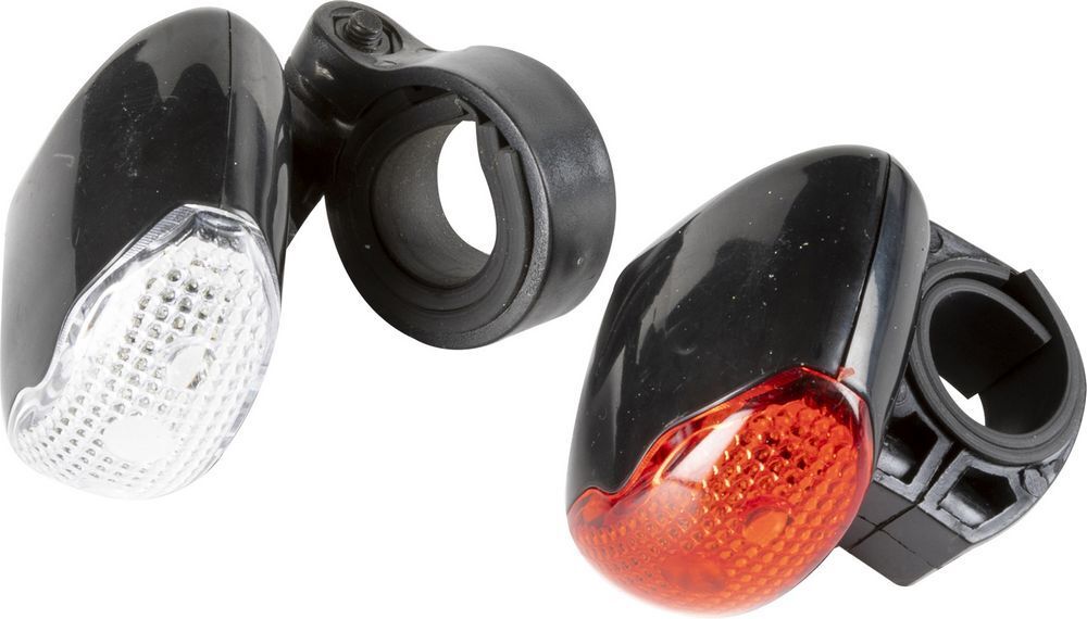 Coppia fanalini ciclo anteriore e posteriore 3 led On Bike