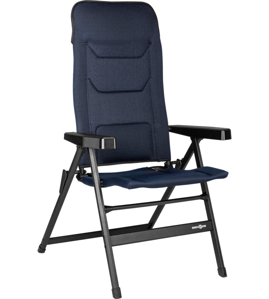 SEDIA DA CAMPEGGIO RECLINABILE BRUNNER "REBEL PRO SMALL"  IN ALLUMINIO E 3DUR...