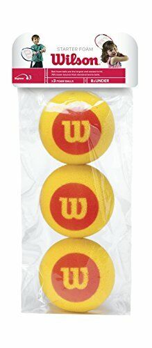 WILSON Starter Foam, Confezione da 3 Palline da Tennis Unisex Bambini, (q2C)