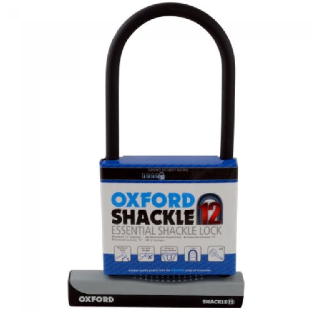 (TG. 32 centimetri) Oxford - Lucchetto U-Lock Essential, 32 cm, Colore: Nero - N