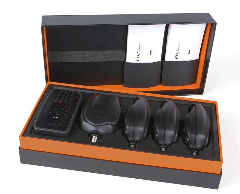 Fox Rx + Micron 4 Asta Presentazione Set / Pesca Carpa Bite Allarmi