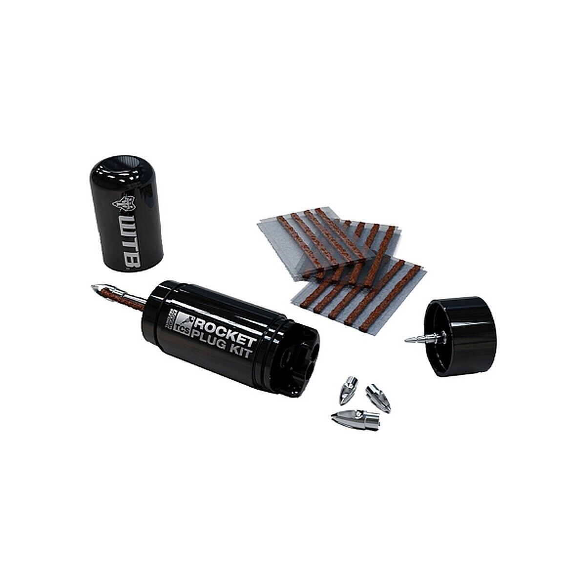 Kit Riparazione Tubeless Tcs Rocket Tire Plug - Nero Confezione 1 Pezzo Wtb Bici