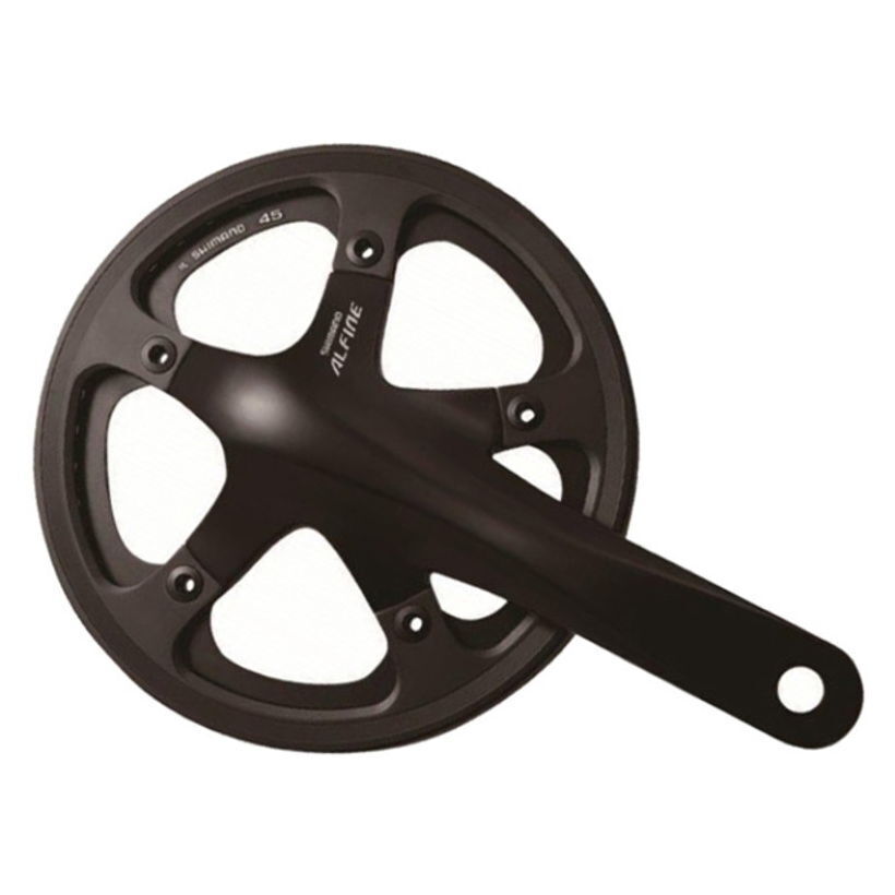 guarnitura alfine fc-s501 monovelocita 170mm 39d nero SH-EFCS501CA9C1L SHIMANO B