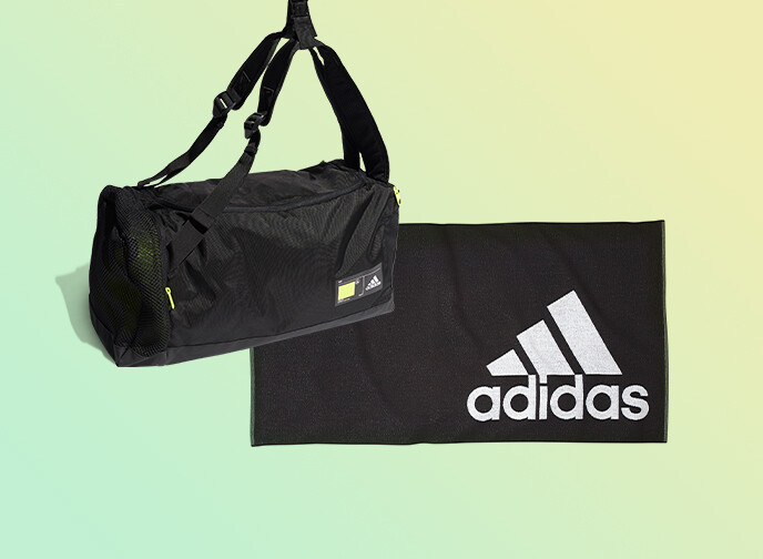 Kit Sport ADIDAS: Borsa Gym Medium + Asciugamano grande