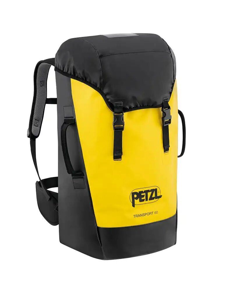 Petzl Transport 60 Zaino/Sacco per Attrezzatura, Giallo/Nero