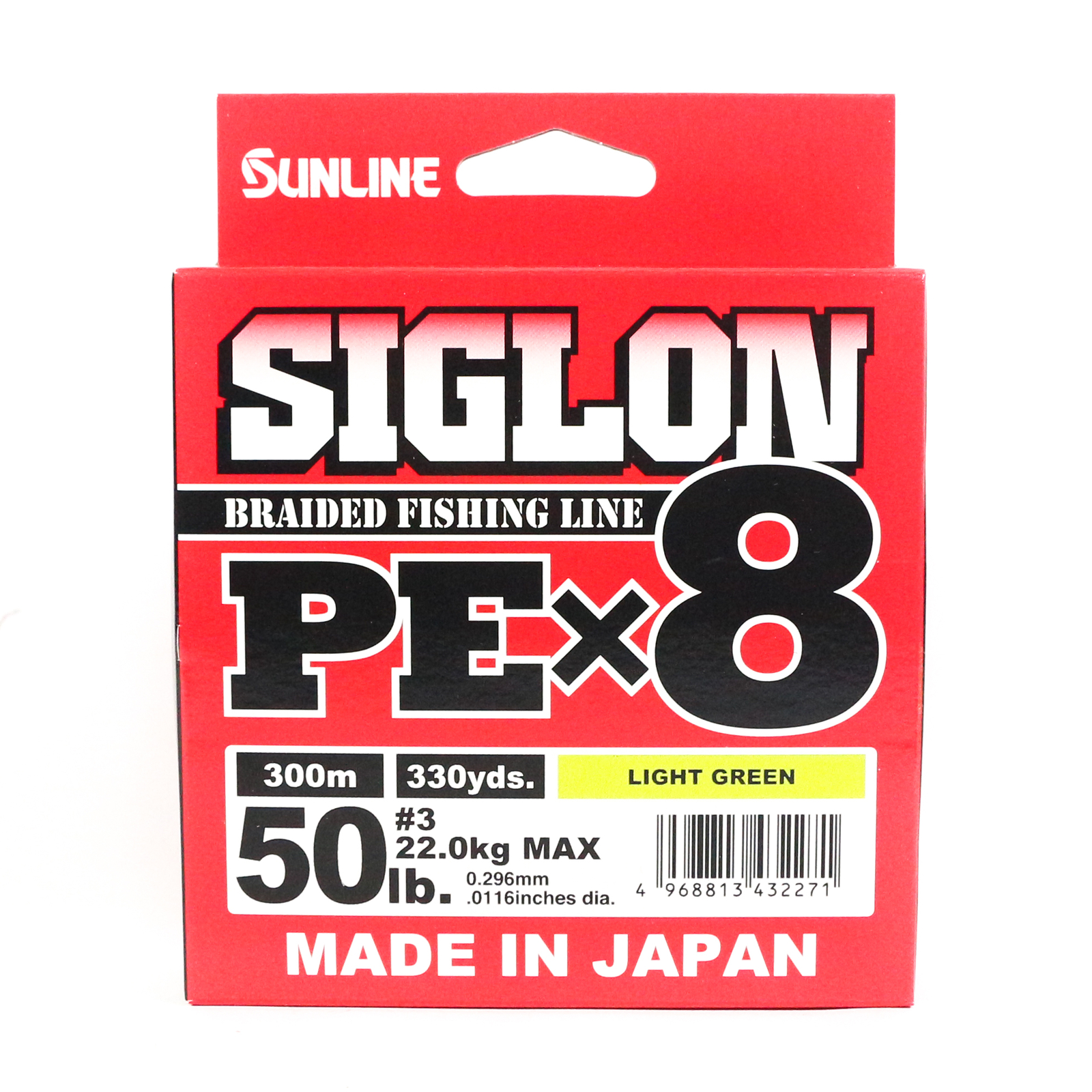 Sunline P.e Line X8 Siglon 300M P.E 3 50LB Verde Lime (2271)