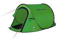 High Peak Vision 2 Camping Tunnel tent 1.86 kg Green Polyester Green 12.10108