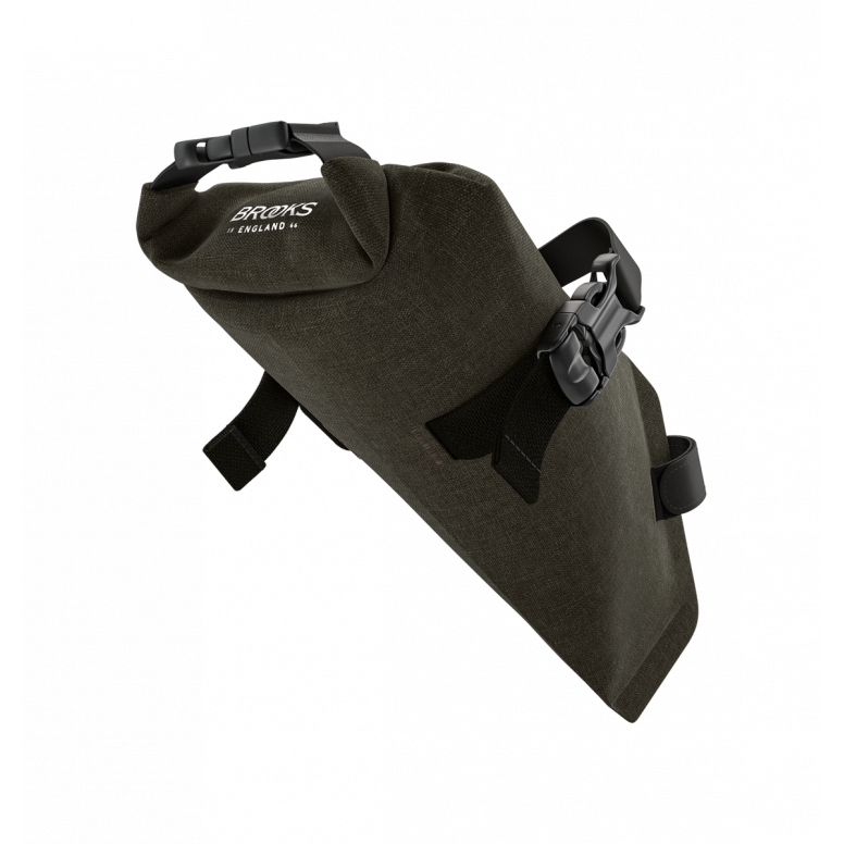 Brooks England Scape Saddle Roll Bag Verde Fango Taglia Unica
