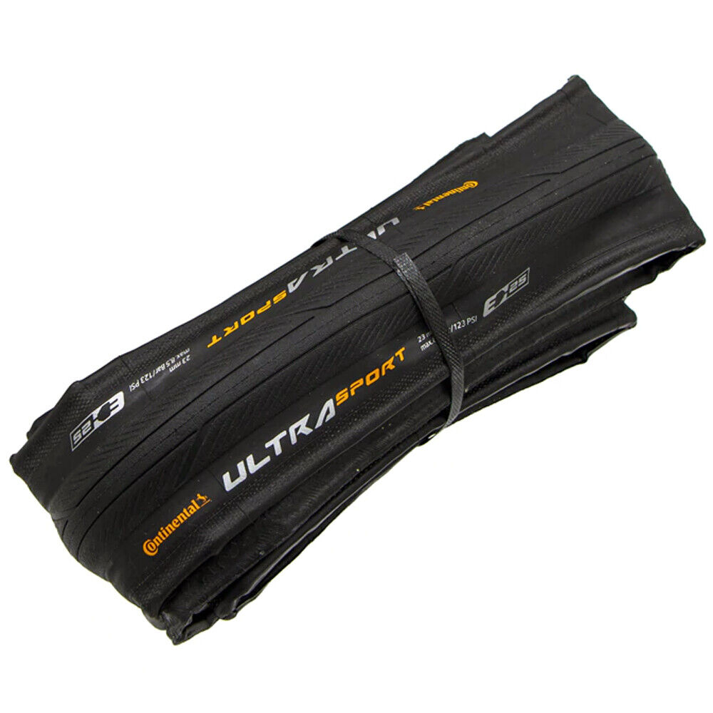 Continental Ultra Sport III Pieghevole Strada Pneumatici 700x25c Nero