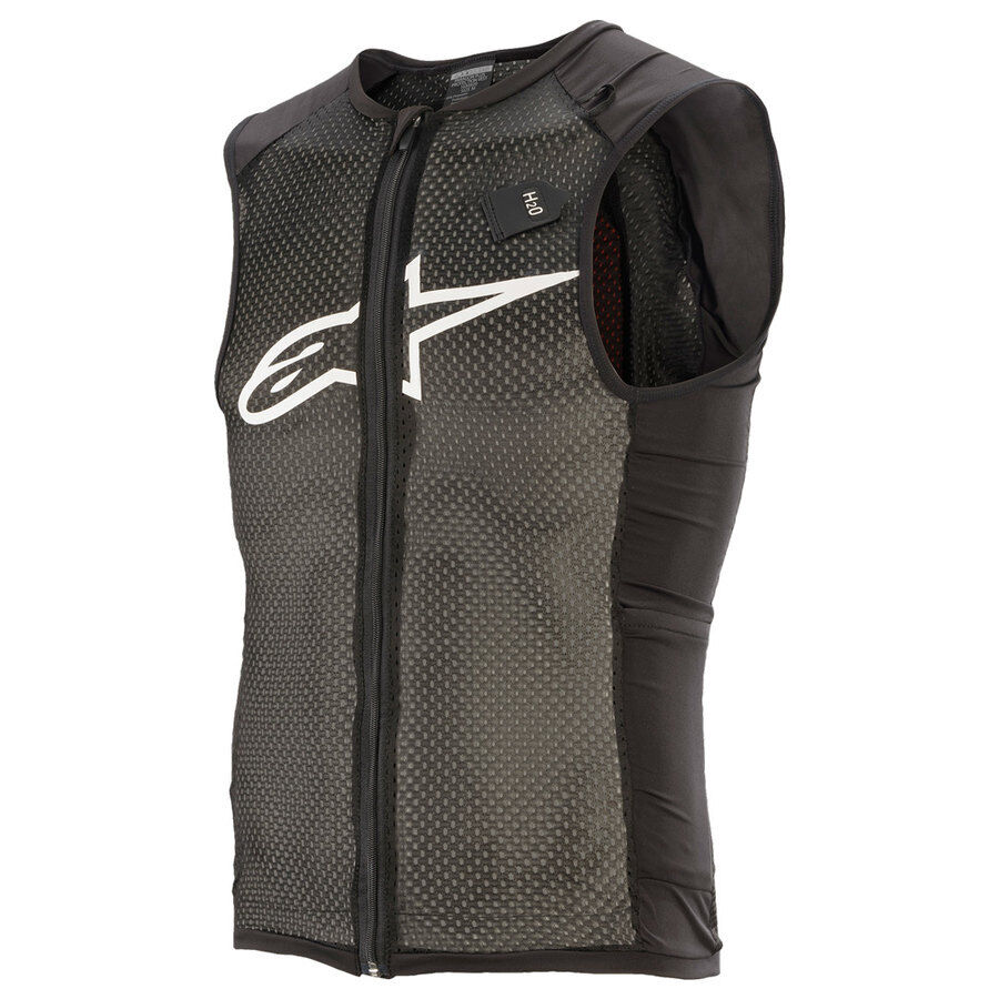 Alpinestar Gilet di Protezione Paragon Plus; Nero/Bianco; XL Unisex-Adulto