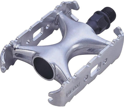 Wellgo LU962 Road Quill pedali in argento – Cro-mo Axle