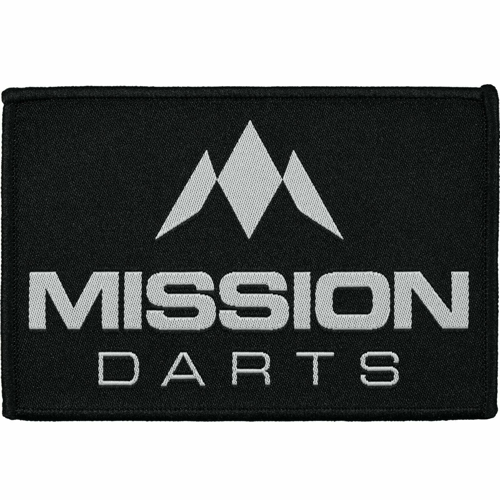 Distintivo intrecciato professionale con toppa termoadesiva Mission Darts....